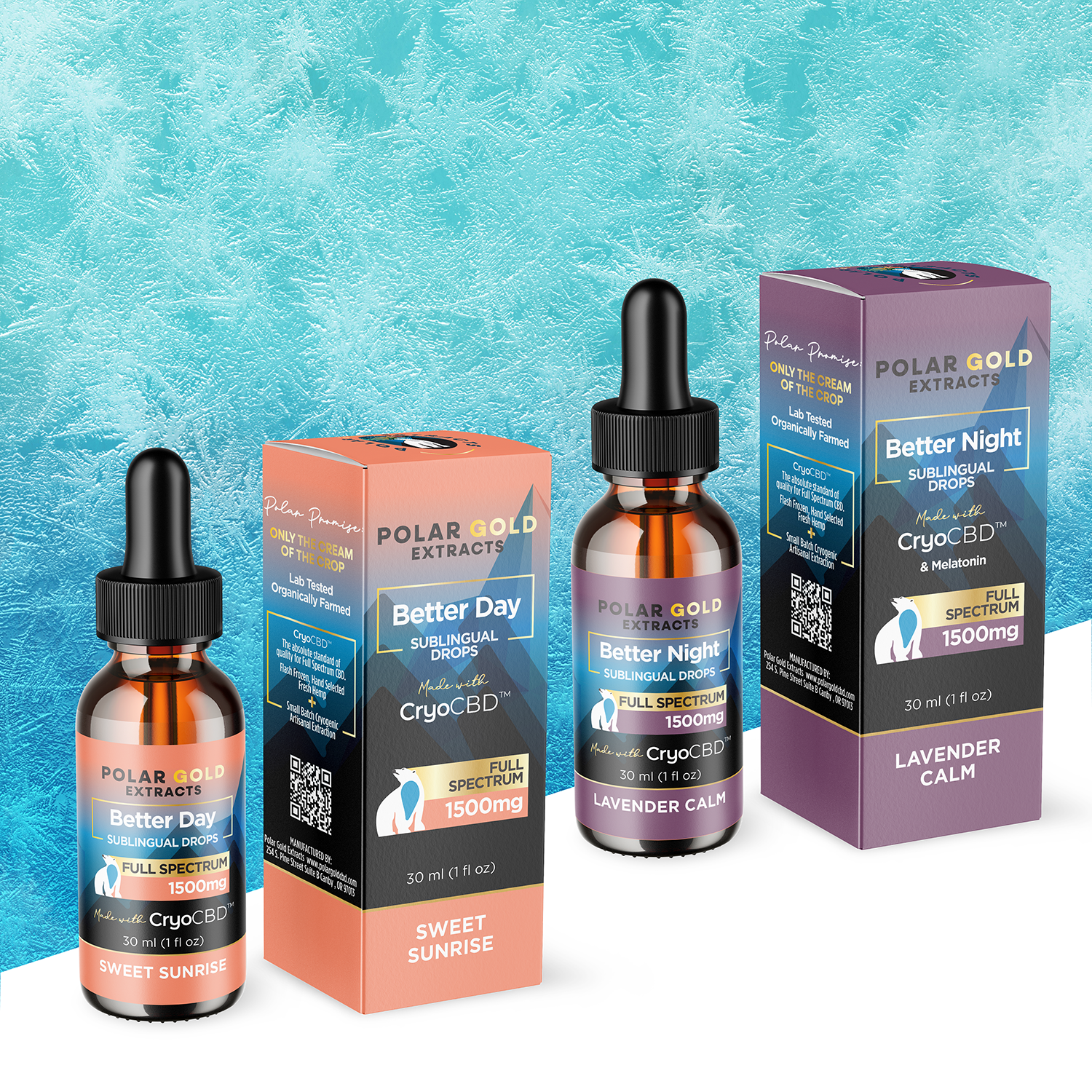 Better Night Sublingual Drops | 1500 - 3000mg CryoCBD