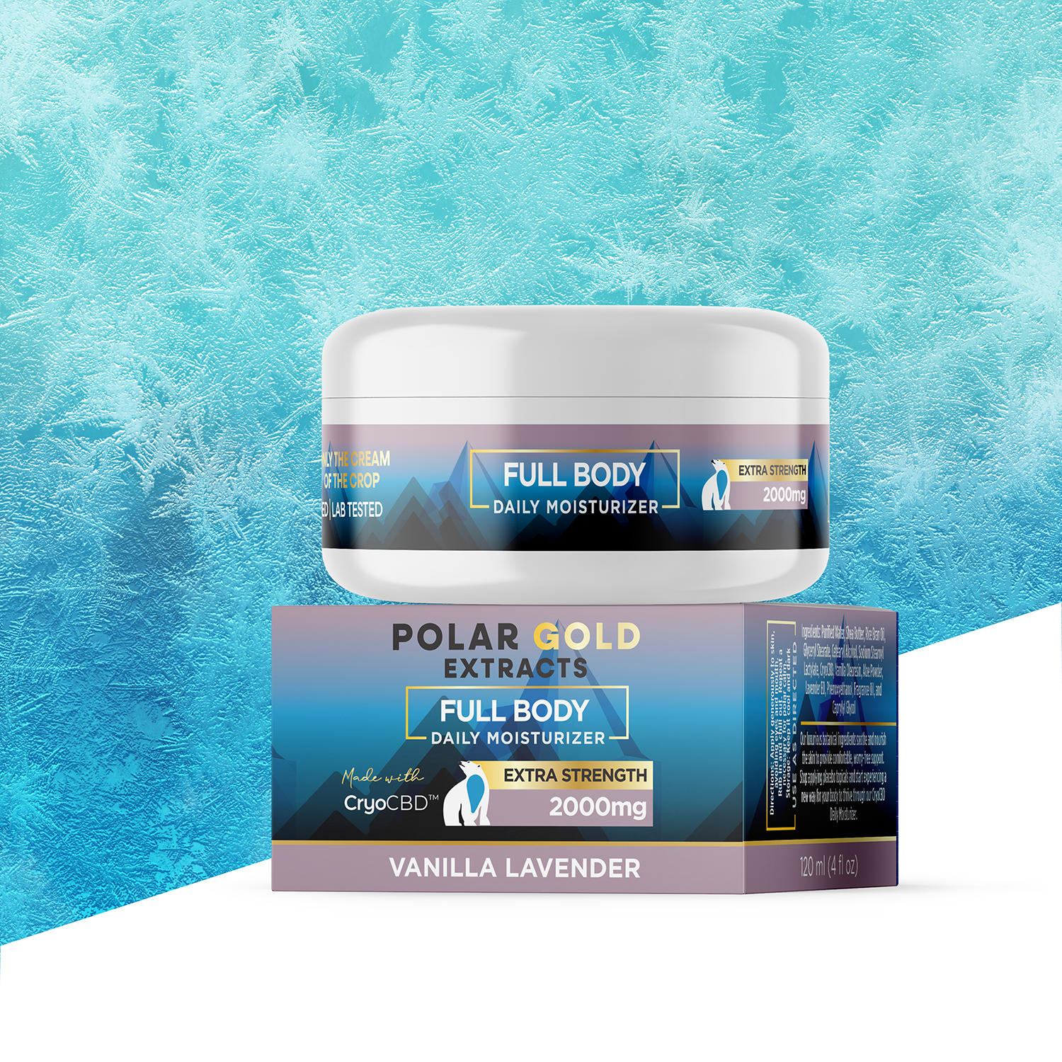 CryoCBD Daily Moisturizer | 2000mg CBDa