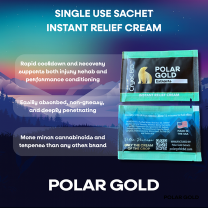 Instant Relief Cream - Single Use (100-Pack)