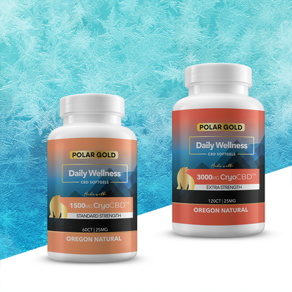 CryoCBD Gel Capsules (Standard Strength) | 1500mg CBDa