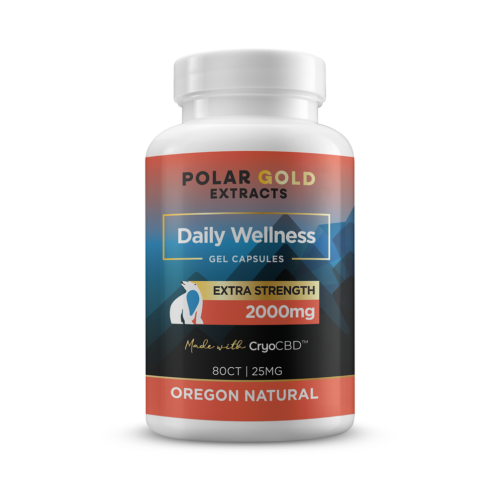 CryoCBD Gel Capsules (Extra Strength) | 2000mg CBDa