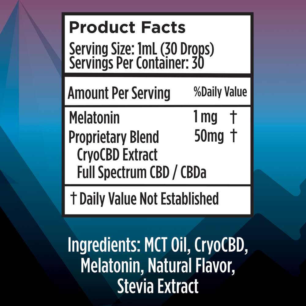 
                  
                    Better Night CryoCBD Sublingual Drops | 1500 - 3000mg CBDa
                  
                