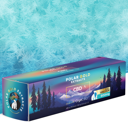 CryoCBD Bath Bomb (3 pack) | 600mg CBDa