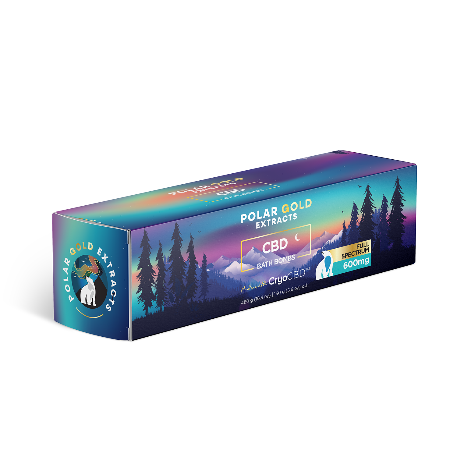 CryoCBD Bath Bomb (3 pack) | 600mg CBDa
